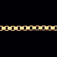 Corrente de Ouro Amarelo 18k Veneziana 45 cm / 1.0mm